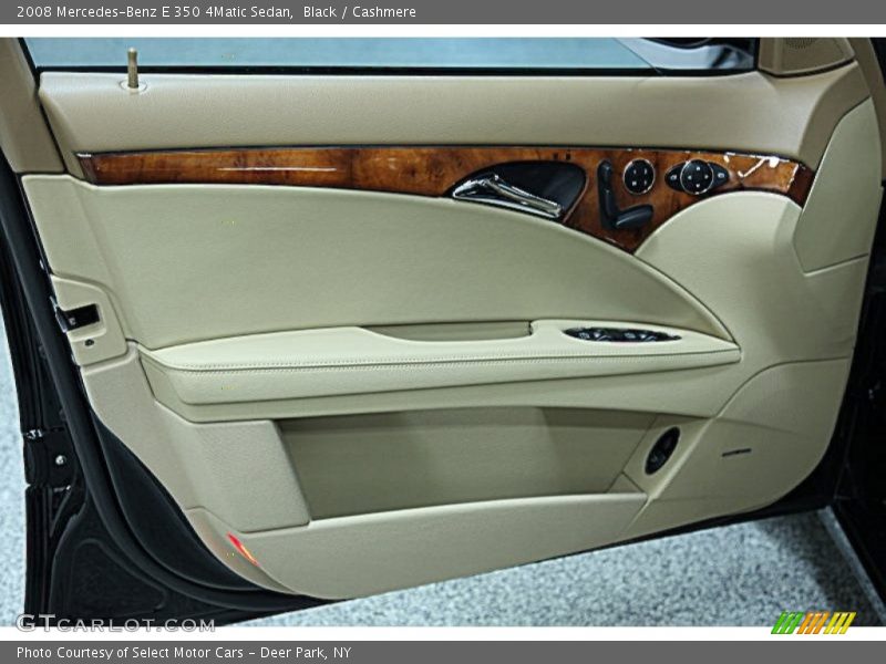 Black / Cashmere 2008 Mercedes-Benz E 350 4Matic Sedan