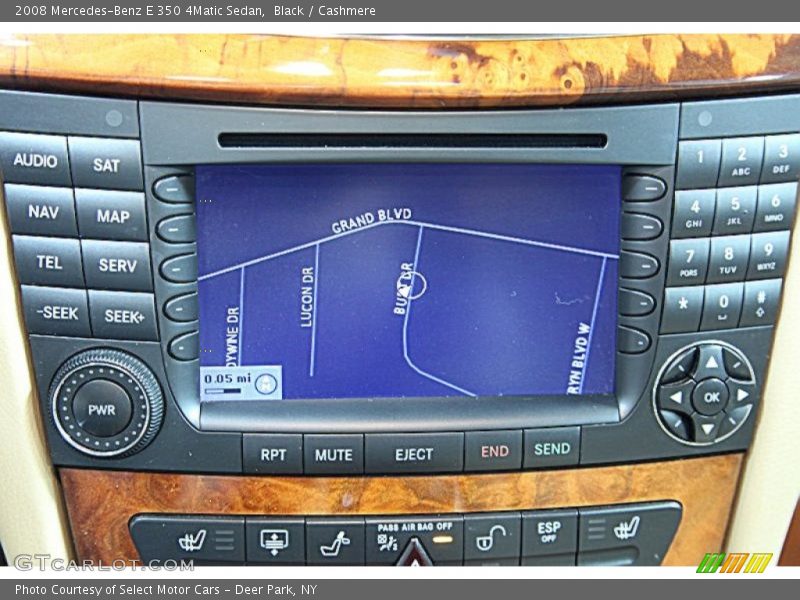 Black / Cashmere 2008 Mercedes-Benz E 350 4Matic Sedan