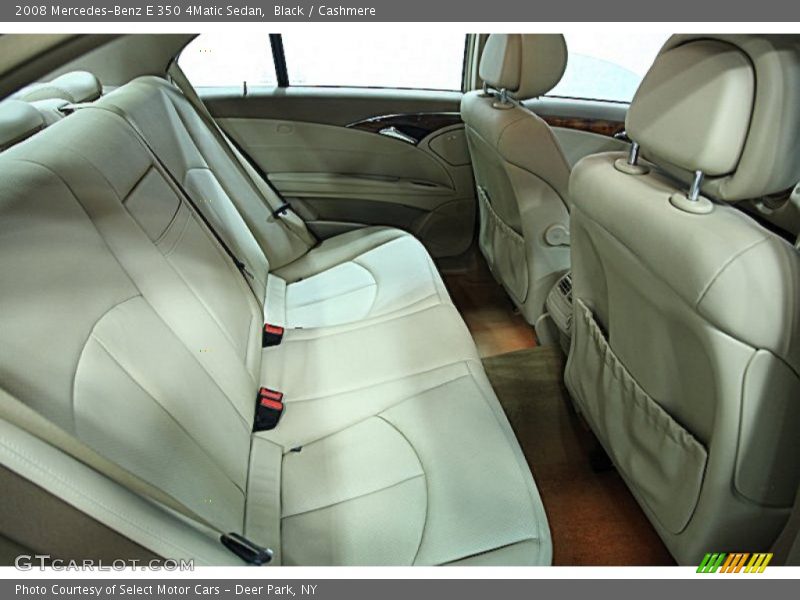 Black / Cashmere 2008 Mercedes-Benz E 350 4Matic Sedan