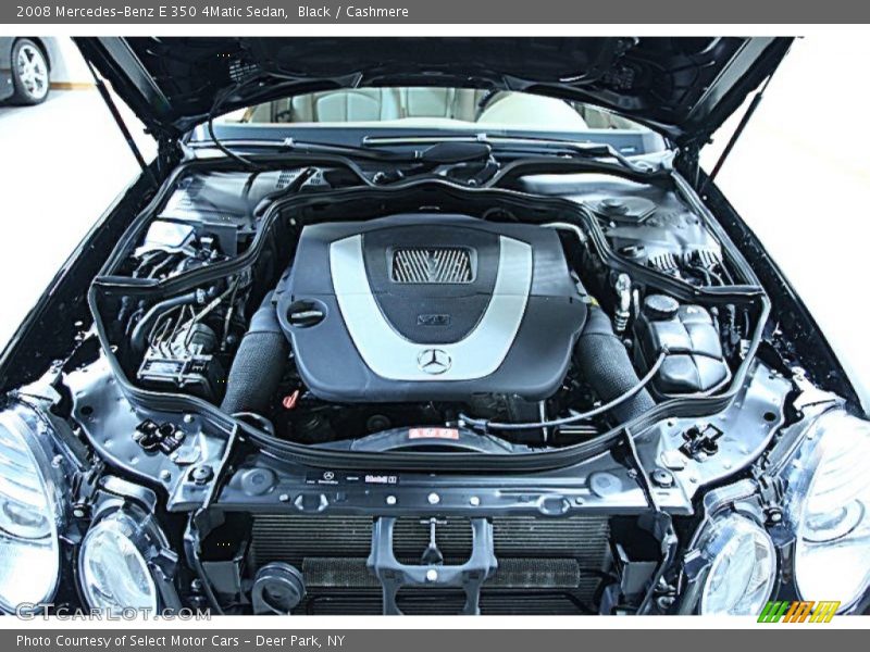 Black / Cashmere 2008 Mercedes-Benz E 350 4Matic Sedan