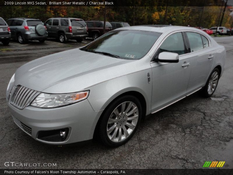 Brilliant Silver Metallic / Charcoal Black 2009 Lincoln MKS Sedan