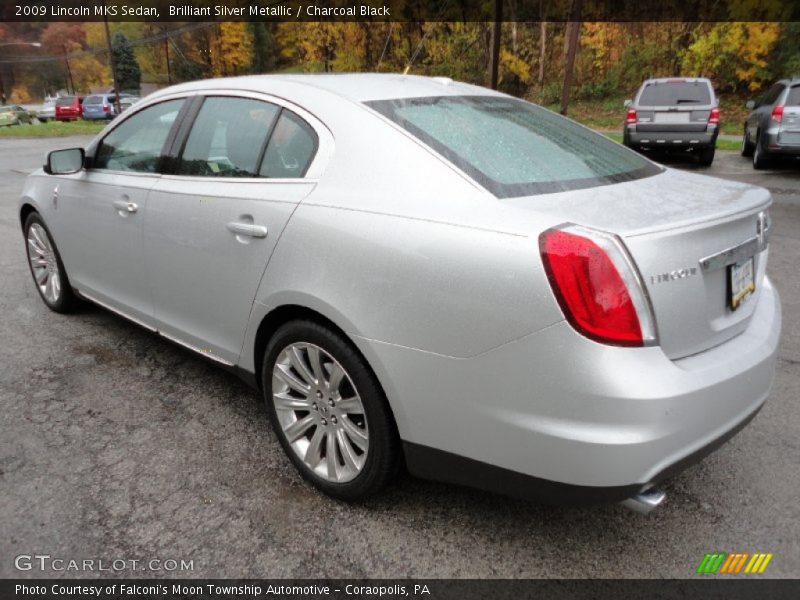 Brilliant Silver Metallic / Charcoal Black 2009 Lincoln MKS Sedan