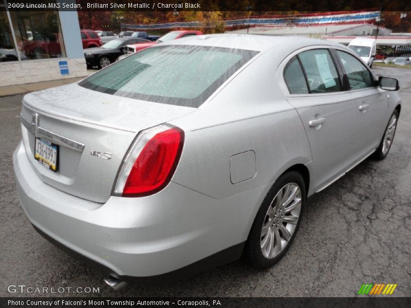 Brilliant Silver Metallic / Charcoal Black 2009 Lincoln MKS Sedan