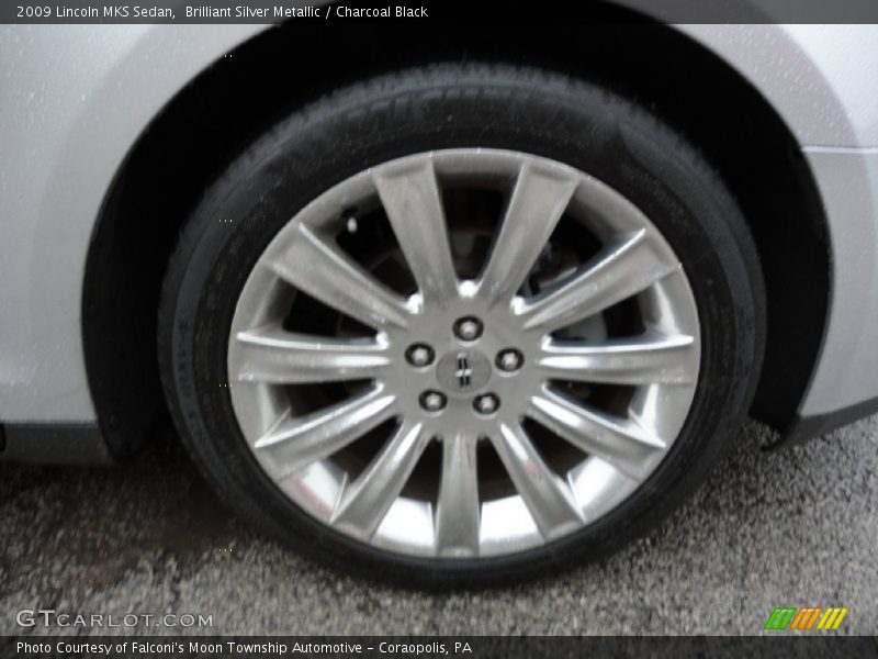 Brilliant Silver Metallic / Charcoal Black 2009 Lincoln MKS Sedan