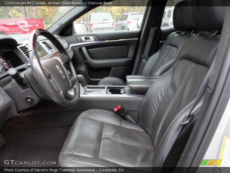Brilliant Silver Metallic / Charcoal Black 2009 Lincoln MKS Sedan