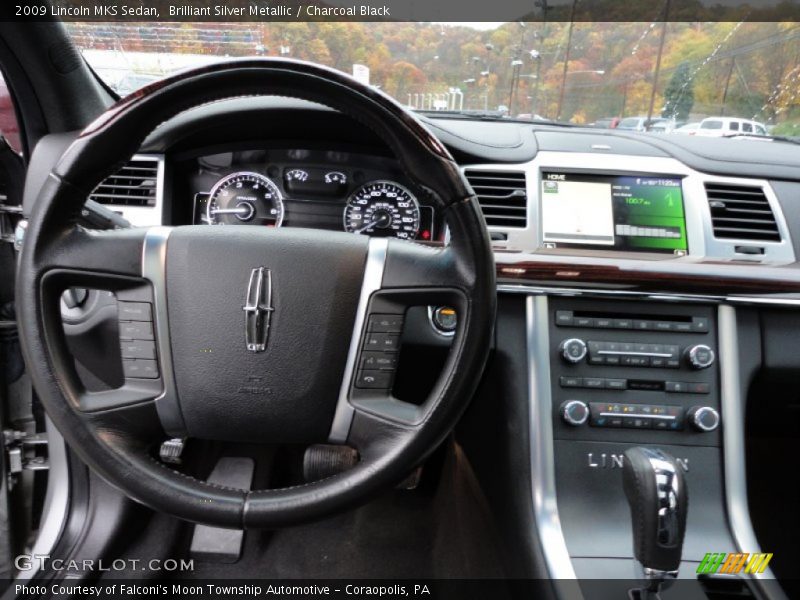 Brilliant Silver Metallic / Charcoal Black 2009 Lincoln MKS Sedan