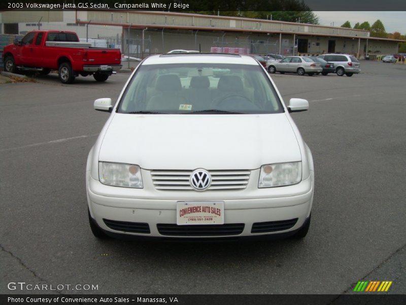 Campanella White / Beige 2003 Volkswagen Jetta GLS Sedan