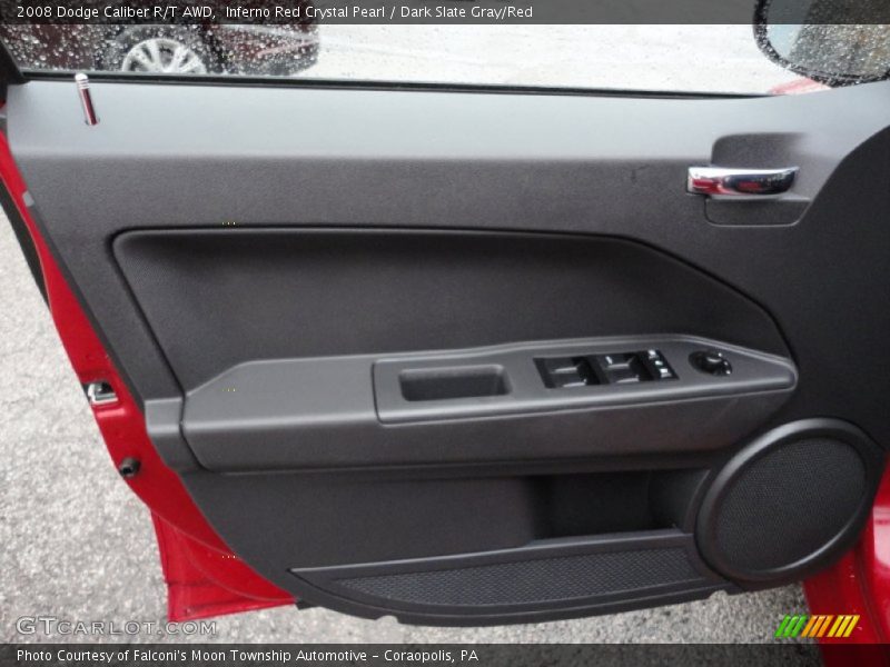 Inferno Red Crystal Pearl / Dark Slate Gray/Red 2008 Dodge Caliber R/T AWD