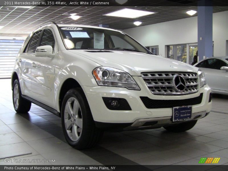 Arctic White / Cashmere 2011 Mercedes-Benz ML 350 4Matic