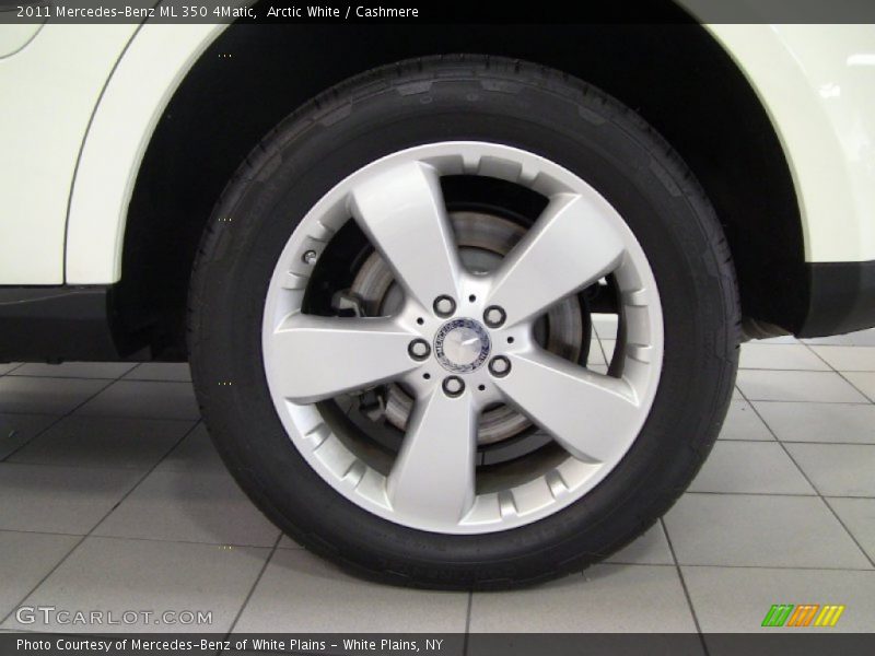 Arctic White / Cashmere 2011 Mercedes-Benz ML 350 4Matic