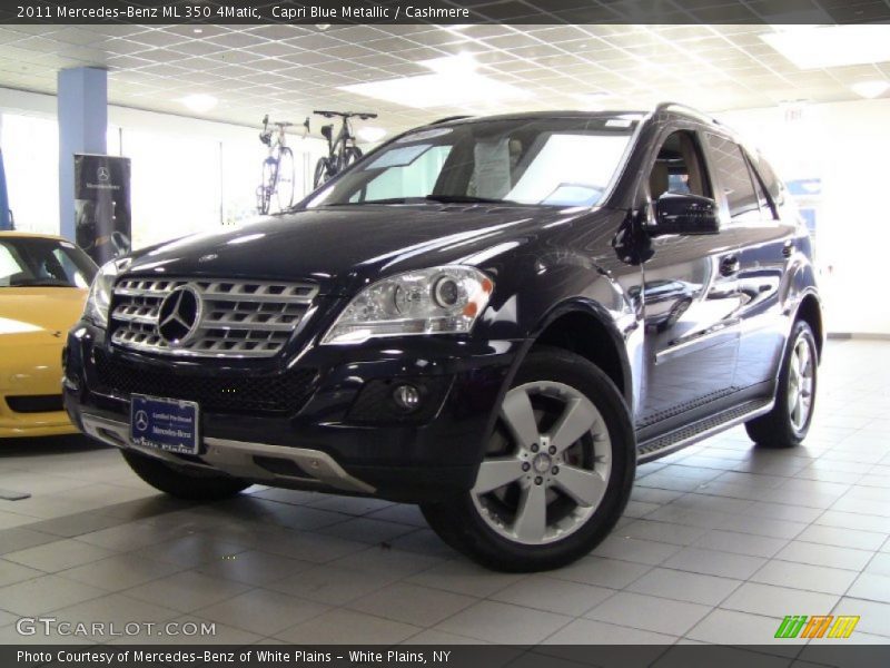 Capri Blue Metallic / Cashmere 2011 Mercedes-Benz ML 350 4Matic