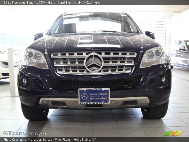 Capri Blue Metallic / Cashmere 2011 Mercedes-Benz ML 350 4Matic