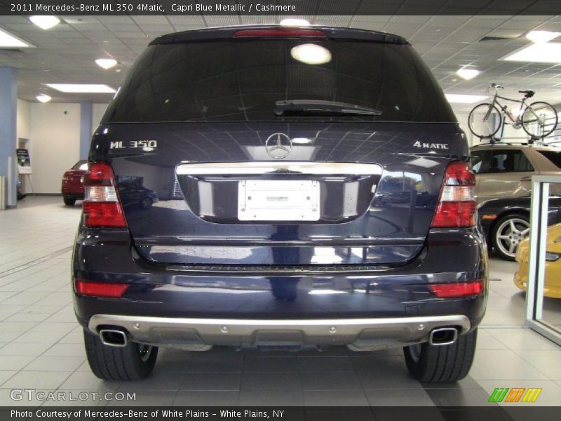 Capri Blue Metallic / Cashmere 2011 Mercedes-Benz ML 350 4Matic