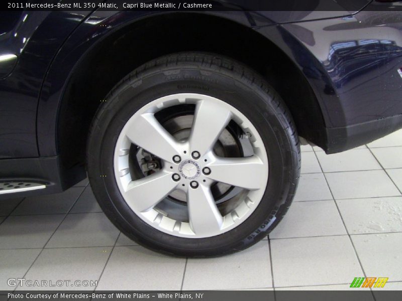 Capri Blue Metallic / Cashmere 2011 Mercedes-Benz ML 350 4Matic