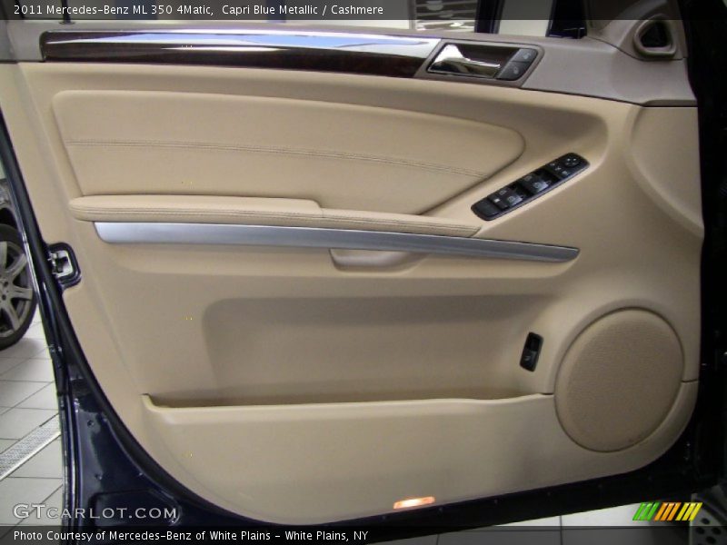 Capri Blue Metallic / Cashmere 2011 Mercedes-Benz ML 350 4Matic