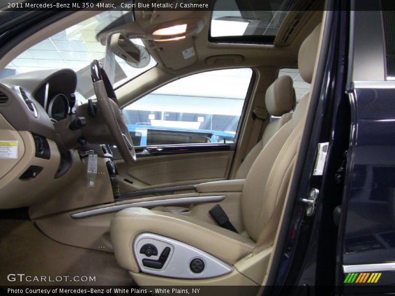 Capri Blue Metallic / Cashmere 2011 Mercedes-Benz ML 350 4Matic