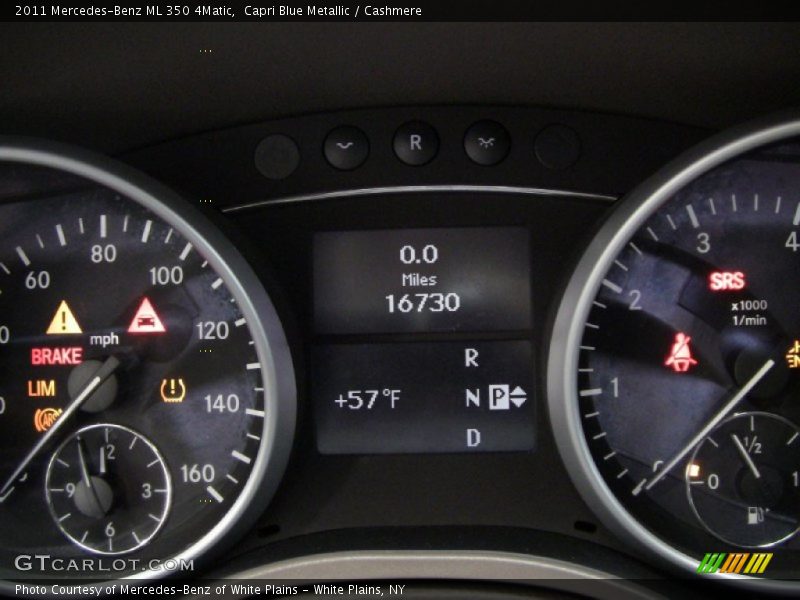 Capri Blue Metallic / Cashmere 2011 Mercedes-Benz ML 350 4Matic