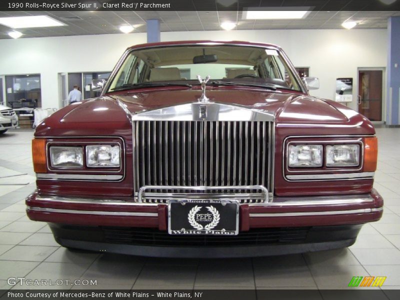 Claret Red / Parchment 1990 Rolls-Royce Silver Spur II