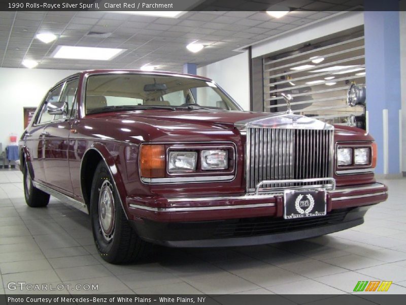 Claret Red / Parchment 1990 Rolls-Royce Silver Spur II