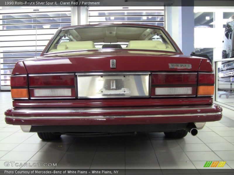 Claret Red / Parchment 1990 Rolls-Royce Silver Spur II