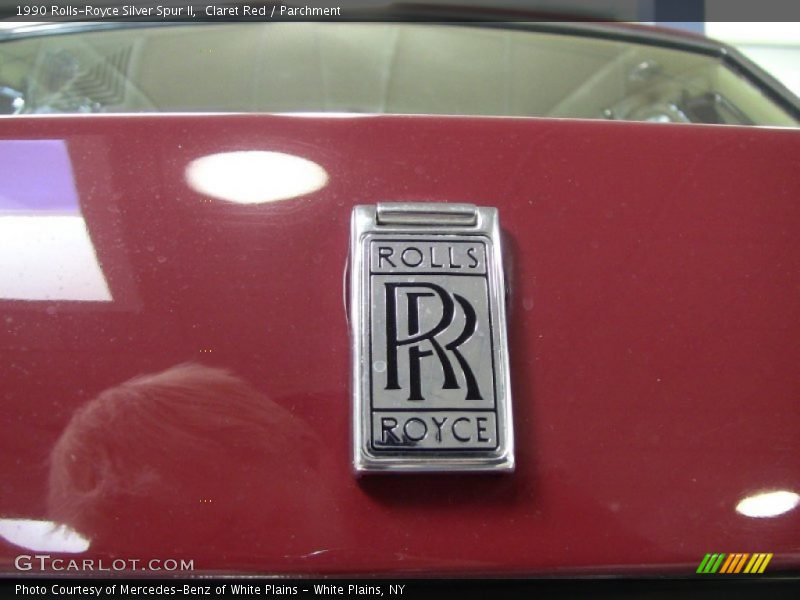 Claret Red / Parchment 1990 Rolls-Royce Silver Spur II