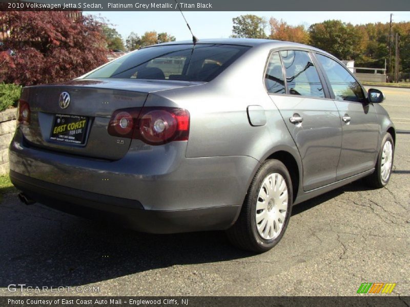 Platinum Grey Metallic / Titan Black 2010 Volkswagen Jetta S Sedan