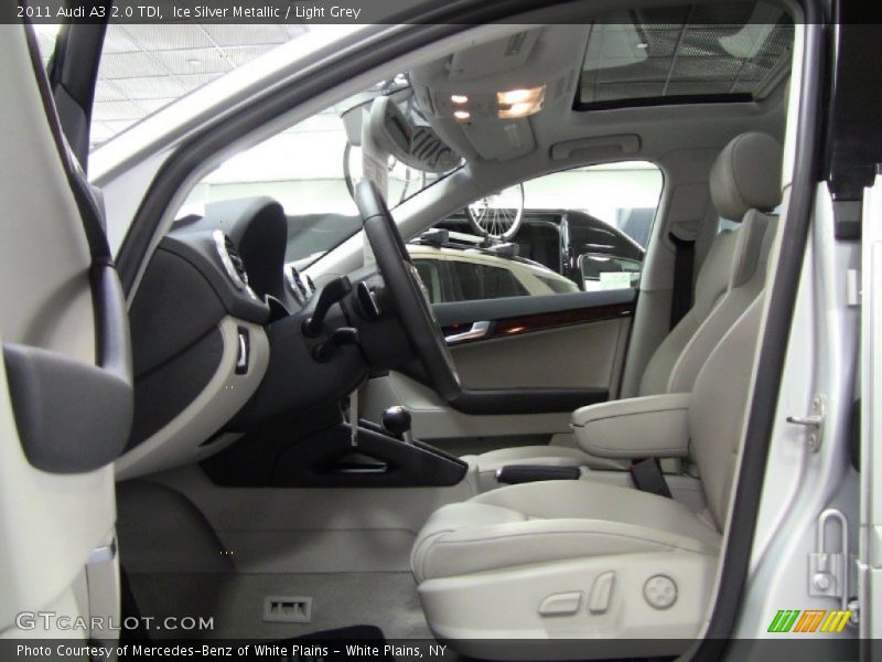 Ice Silver Metallic / Light Grey 2011 Audi A3 2.0 TDI