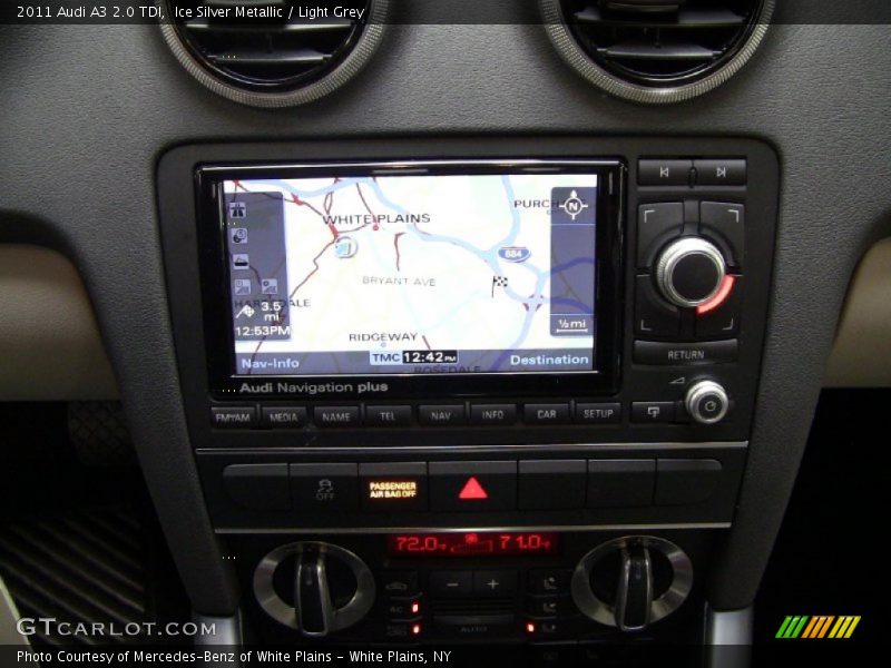 Ice Silver Metallic / Light Grey 2011 Audi A3 2.0 TDI