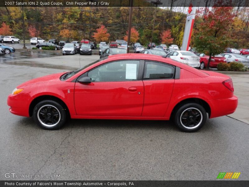  2007 ION 2 Quad Coupe Chili Pepper Red