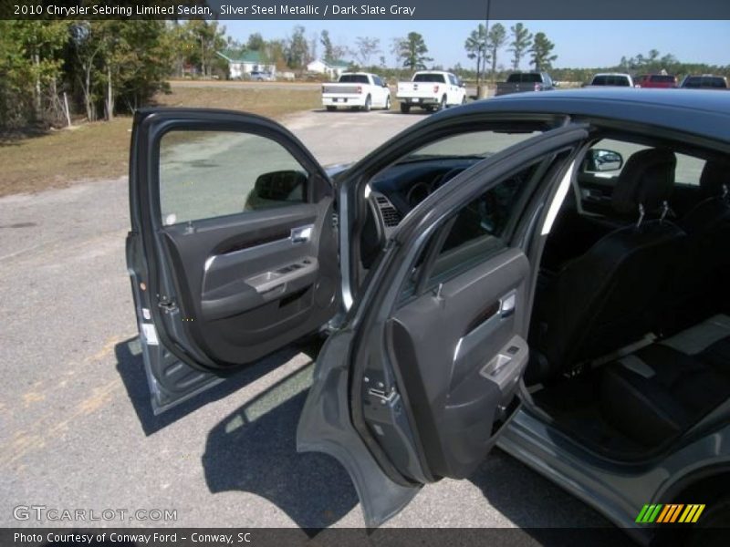 Silver Steel Metallic / Dark Slate Gray 2010 Chrysler Sebring Limited Sedan