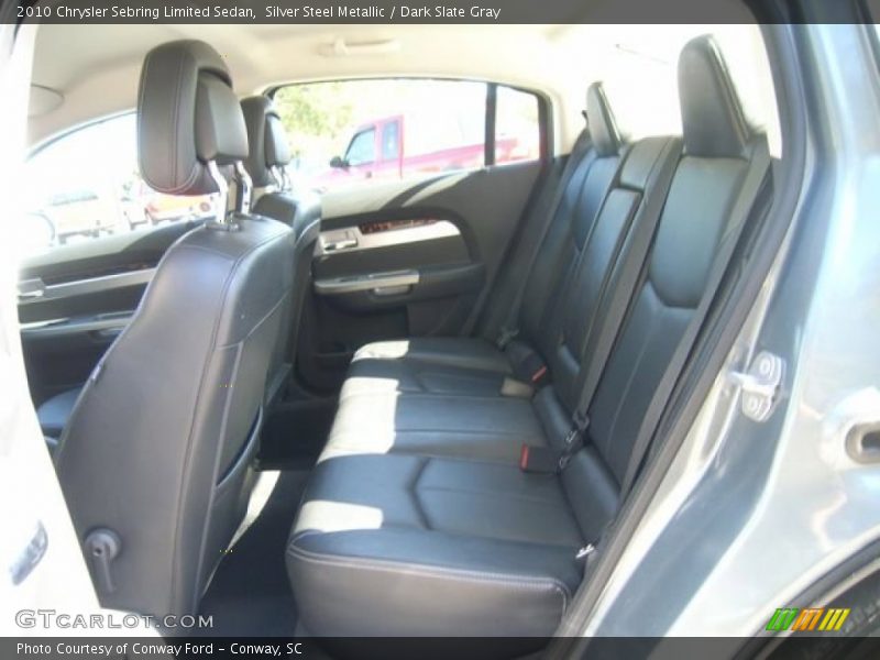Silver Steel Metallic / Dark Slate Gray 2010 Chrysler Sebring Limited Sedan