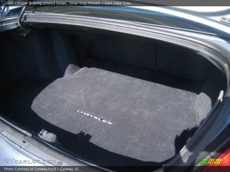 Silver Steel Metallic / Dark Slate Gray 2010 Chrysler Sebring Limited Sedan