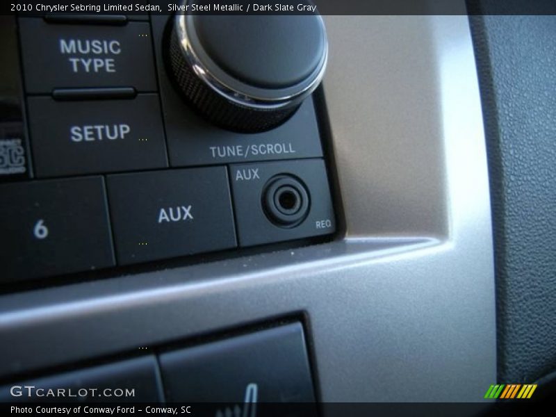 Silver Steel Metallic / Dark Slate Gray 2010 Chrysler Sebring Limited Sedan