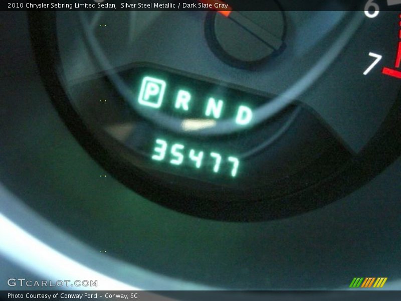 Silver Steel Metallic / Dark Slate Gray 2010 Chrysler Sebring Limited Sedan