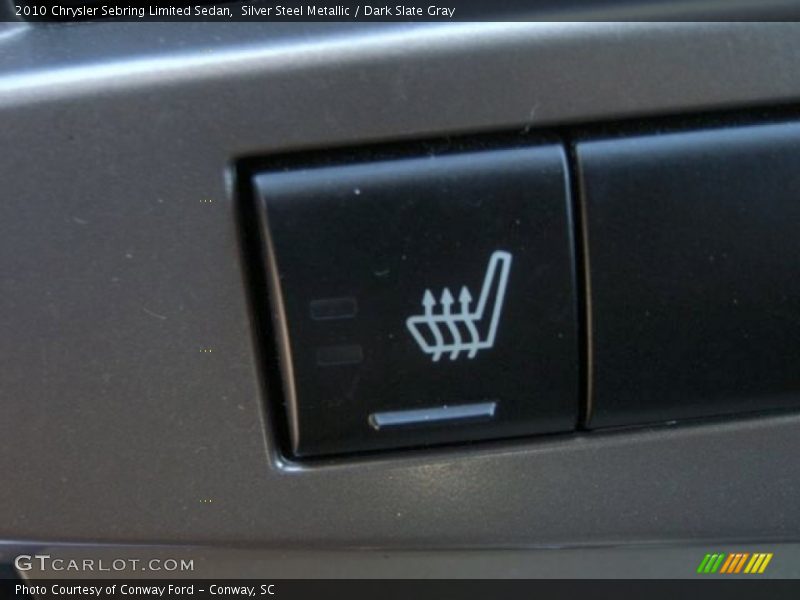 Silver Steel Metallic / Dark Slate Gray 2010 Chrysler Sebring Limited Sedan