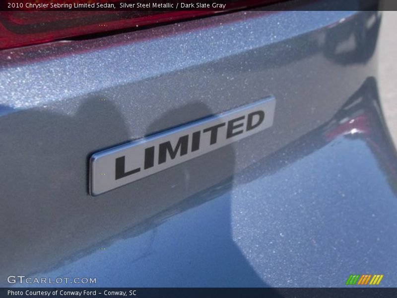 Silver Steel Metallic / Dark Slate Gray 2010 Chrysler Sebring Limited Sedan