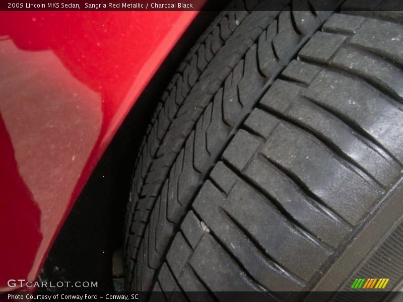 Sangria Red Metallic / Charcoal Black 2009 Lincoln MKS Sedan