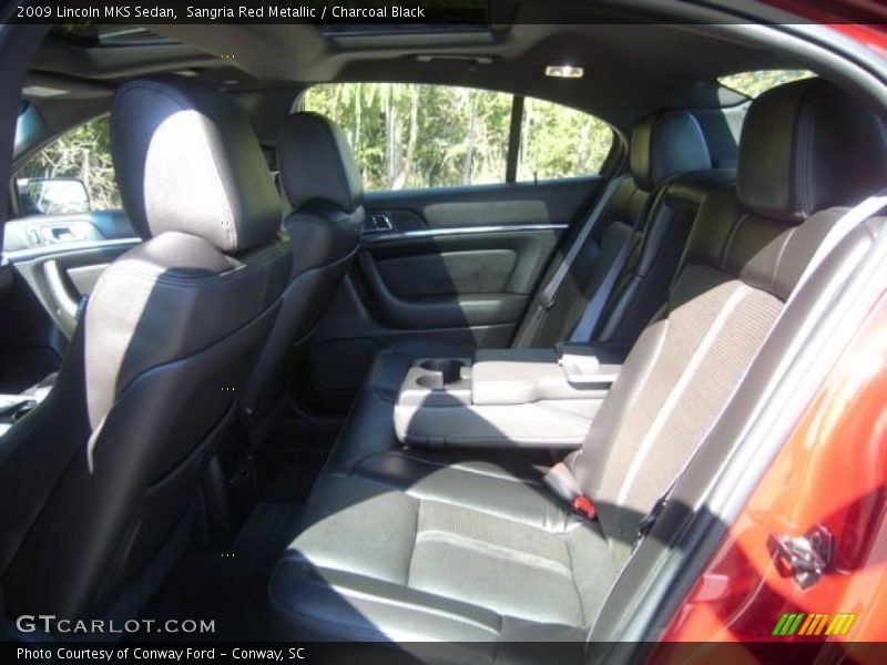Sangria Red Metallic / Charcoal Black 2009 Lincoln MKS Sedan