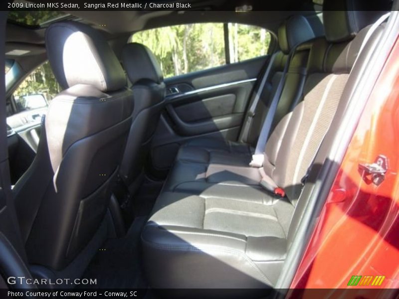 Sangria Red Metallic / Charcoal Black 2009 Lincoln MKS Sedan