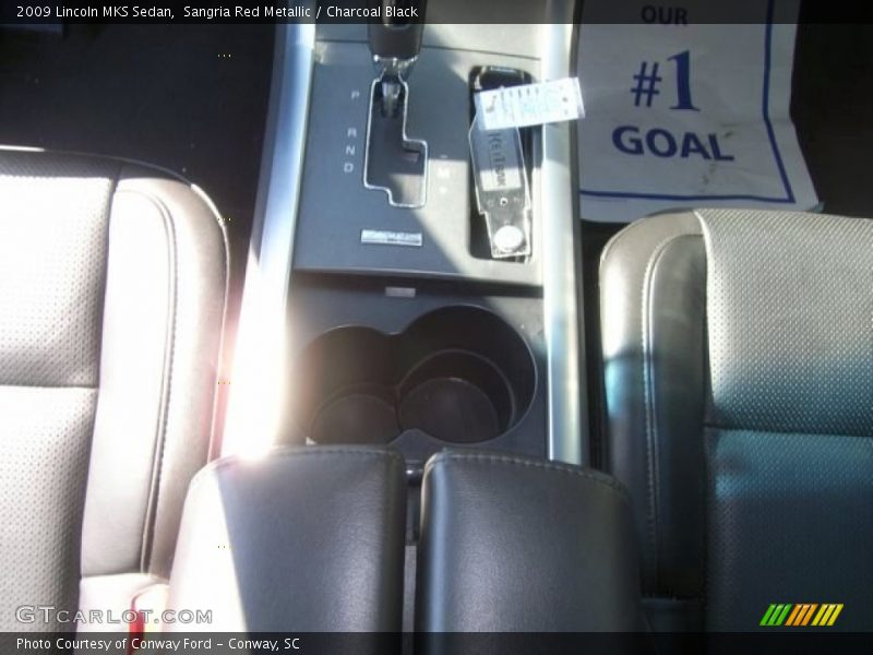 Sangria Red Metallic / Charcoal Black 2009 Lincoln MKS Sedan