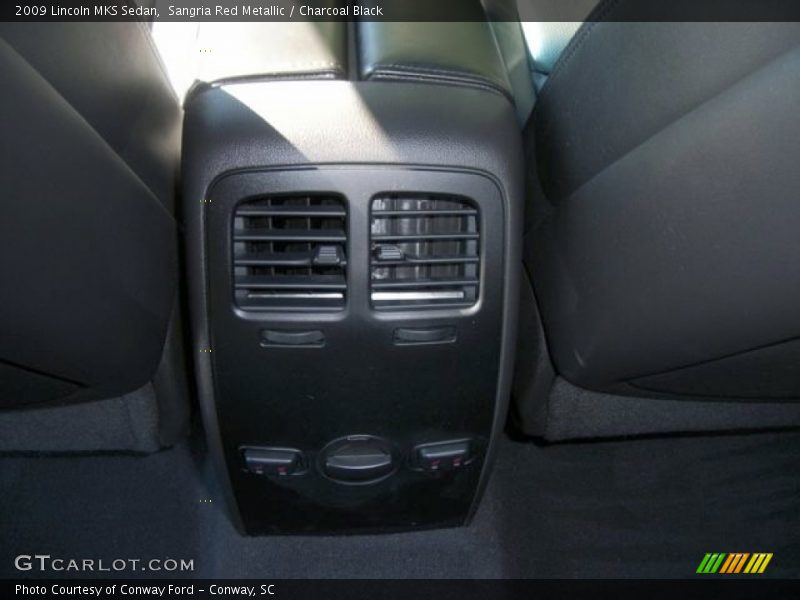 Sangria Red Metallic / Charcoal Black 2009 Lincoln MKS Sedan