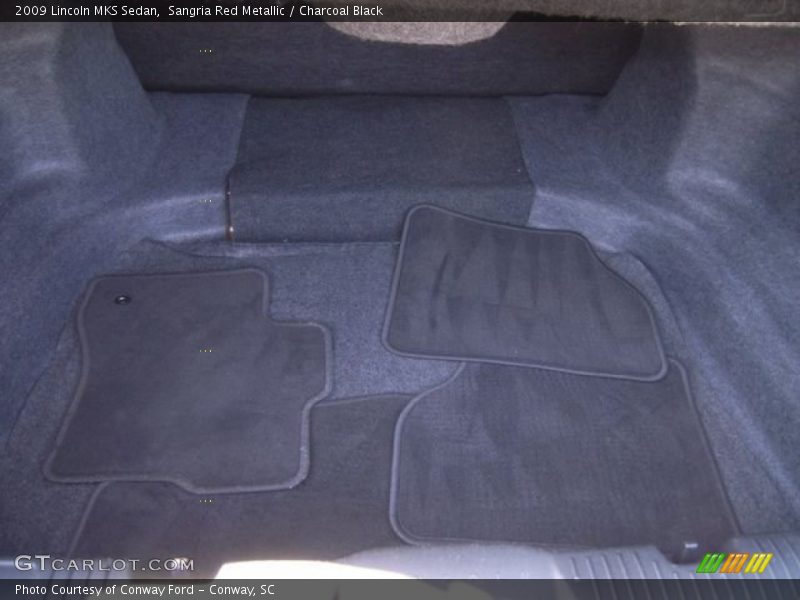 Sangria Red Metallic / Charcoal Black 2009 Lincoln MKS Sedan