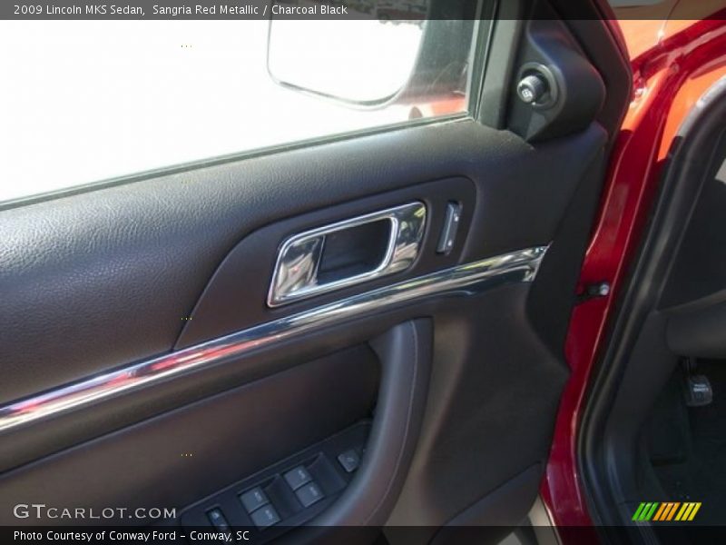 Sangria Red Metallic / Charcoal Black 2009 Lincoln MKS Sedan