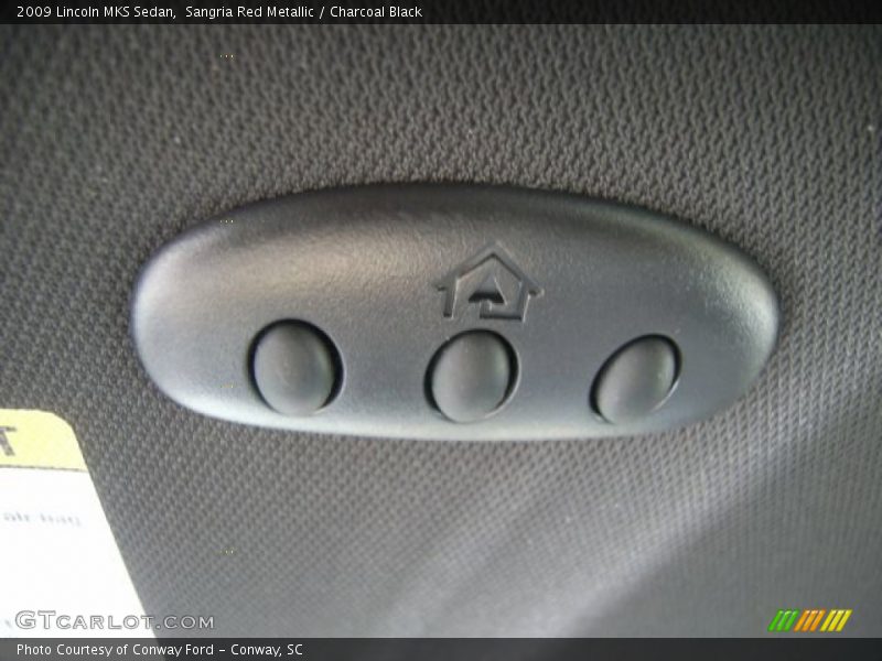 Sangria Red Metallic / Charcoal Black 2009 Lincoln MKS Sedan