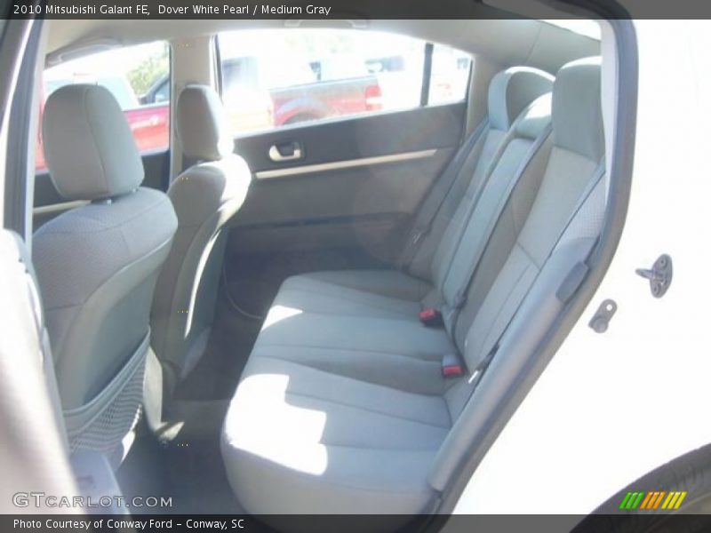 Dover White Pearl / Medium Gray 2010 Mitsubishi Galant FE