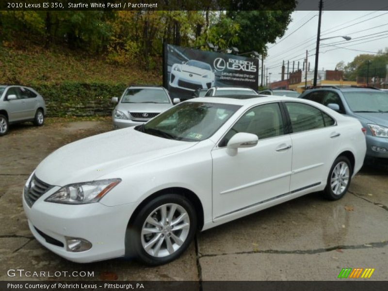 Starfire White Pearl / Parchment 2010 Lexus ES 350