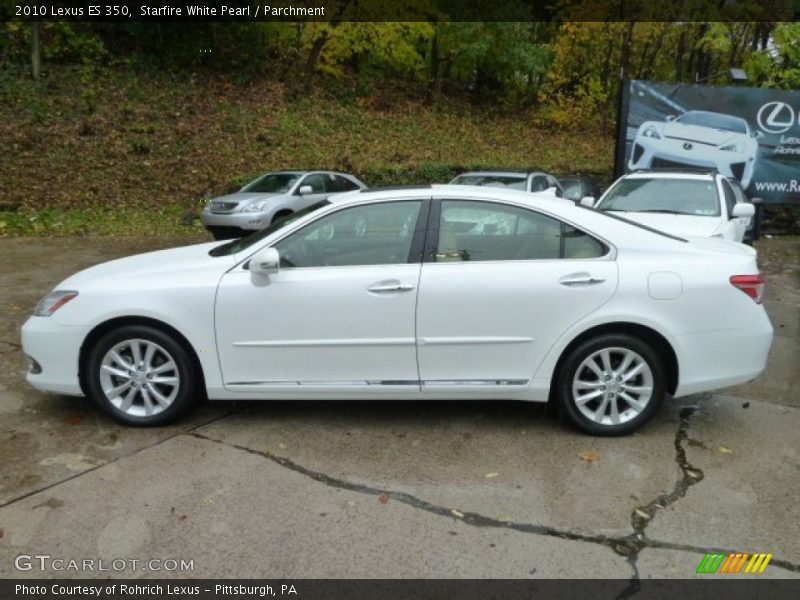 Starfire White Pearl / Parchment 2010 Lexus ES 350