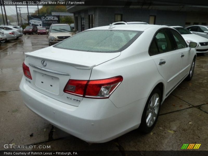 Starfire White Pearl / Parchment 2010 Lexus ES 350