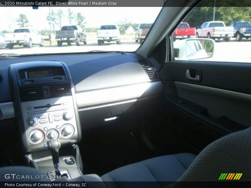Dover White Pearl / Medium Gray 2010 Mitsubishi Galant FE