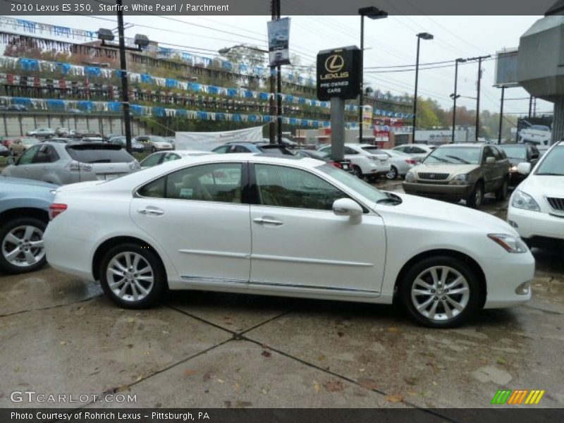 Starfire White Pearl / Parchment 2010 Lexus ES 350